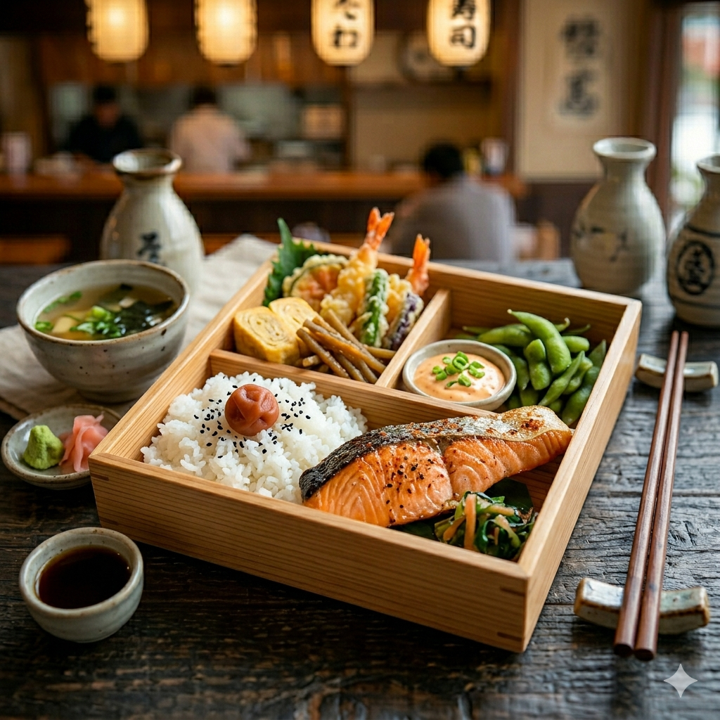 Salmon Bento